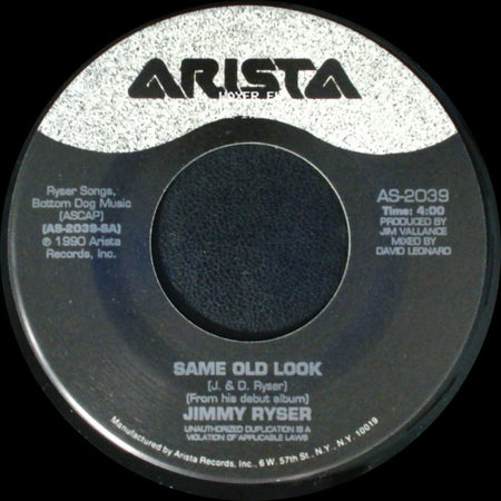 Jimmy Ryser - Climbing Out / Same Old Look side B