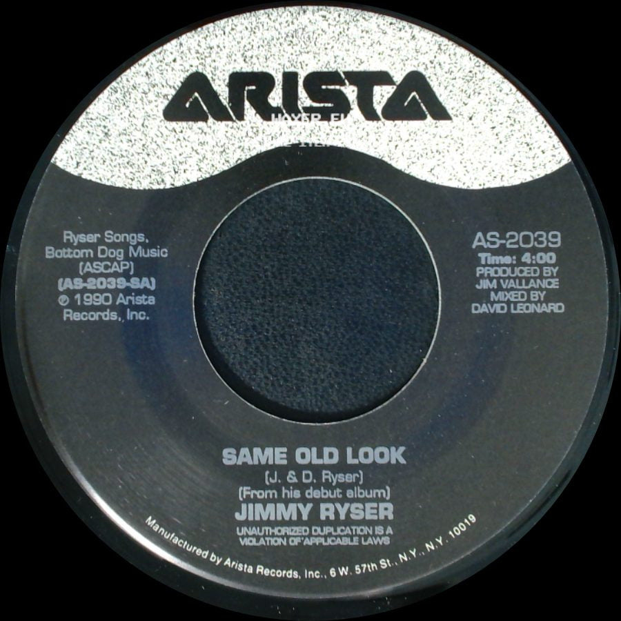 Jimmy Ryser - Same Old Look / Climbing Out side A