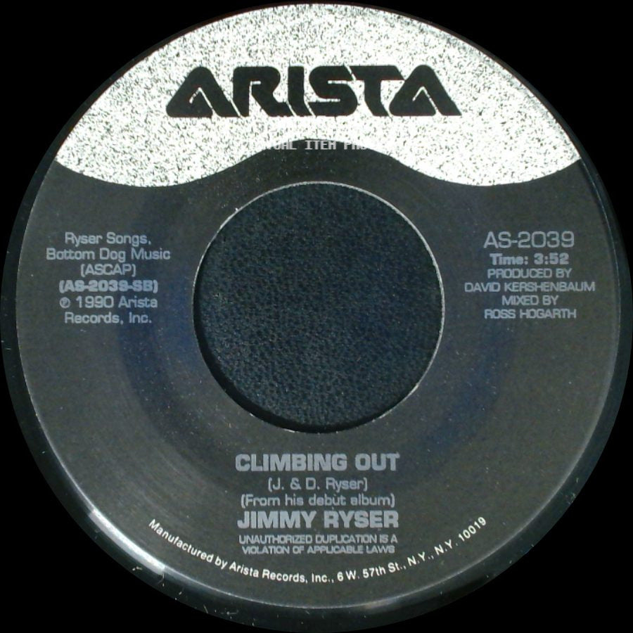 Jimmy Ryser - Same Old Look / Climbing Out side B