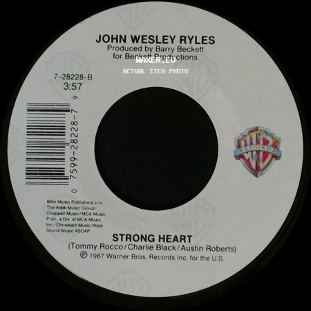 John Wesley Ryles - Louisiana Rain / Strong Heart side B