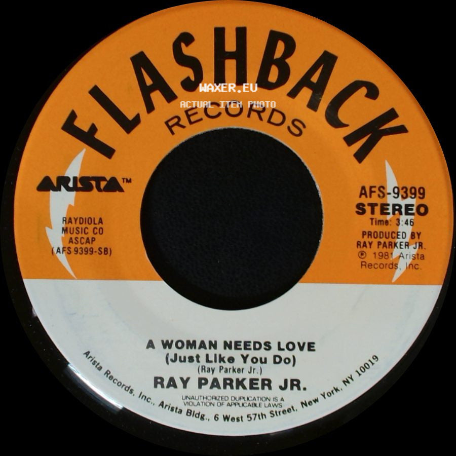 Ray Parker Jr. - A Woman Needs Love (Just Like You Do) / I Still Can't Get Over Loving You side A