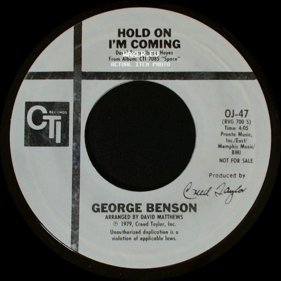 George Benson - Hold On I'm Coming / Hold On I'm Coming side B