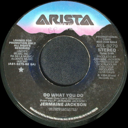 Jermaine Jackson - Do What You Do / Do What You Do side A
