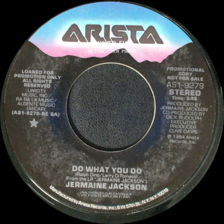 Jermaine Jackson - Do What You Do / Do What You Do side B