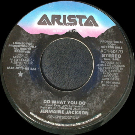 Jermaine Jackson - Do What You Do / Do What You Do side B