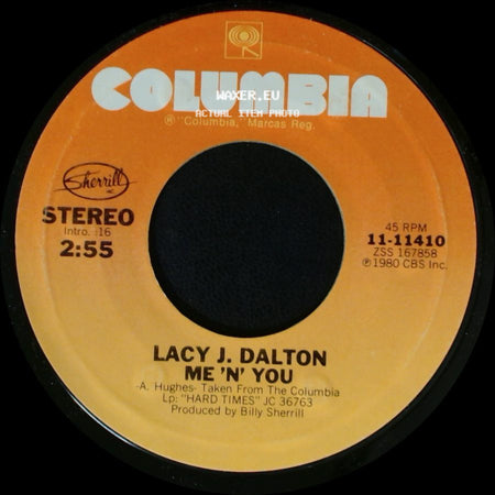 Lacy J. Dalton - Me 'n' You / Hillbilly Girl With The Blues side A