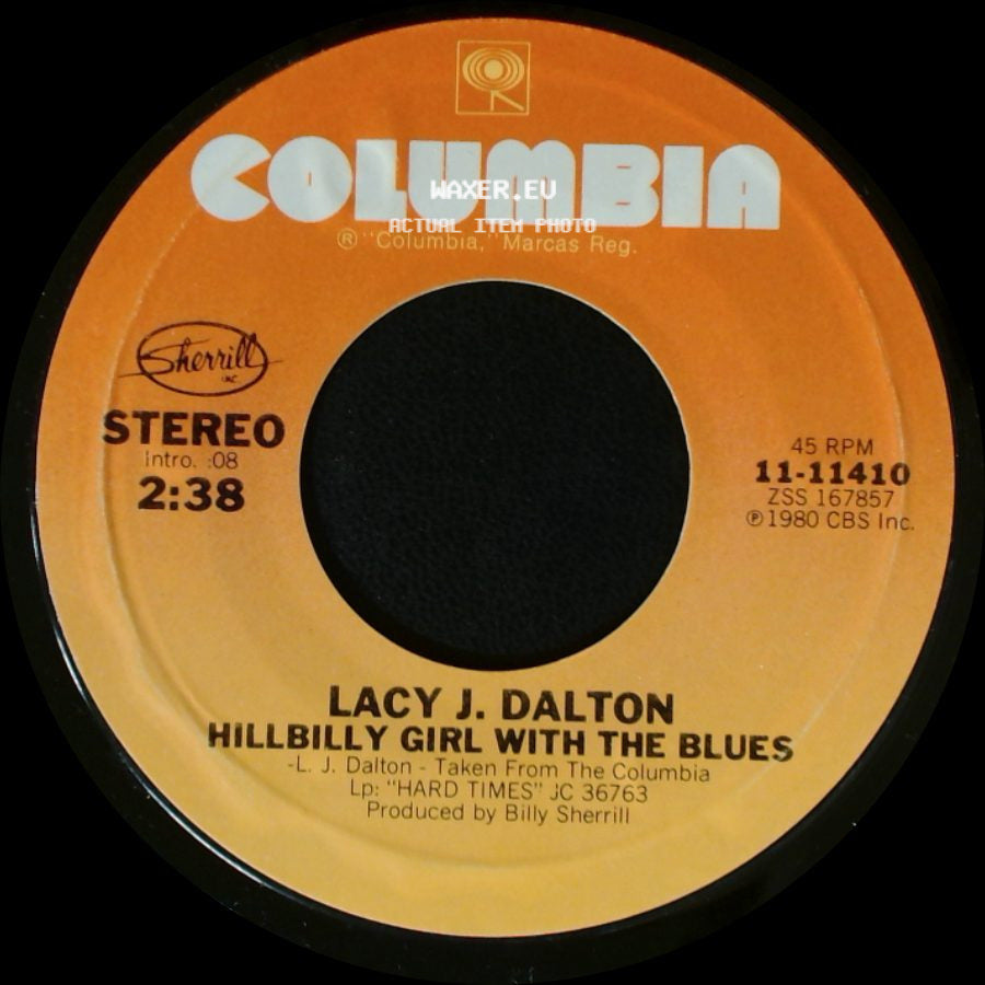Lacy J. Dalton - Me 'n' You / Hillbilly Girl With The Blues side B