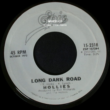 Hollies - Long Dark Road / Long Cool Woman In A Black Dress side A