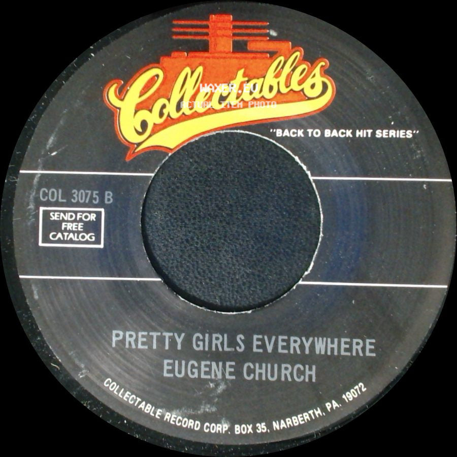 Eugene Church / Jackie Lee - Pretty Girls Everywhere / The Duck side A