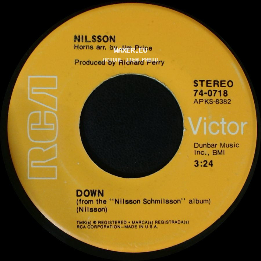Nilsson - Coconut (From The "Nilsson Schmilsson" Album) / Down side B