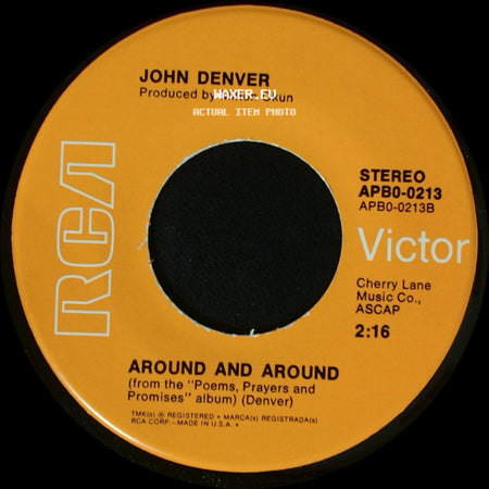 John Denver - Sunshine On My Shoulders / Around And Around side B