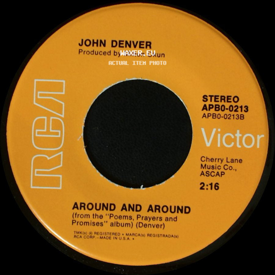 John Denver - Sunshine On My Shoulders / Around And Around side B