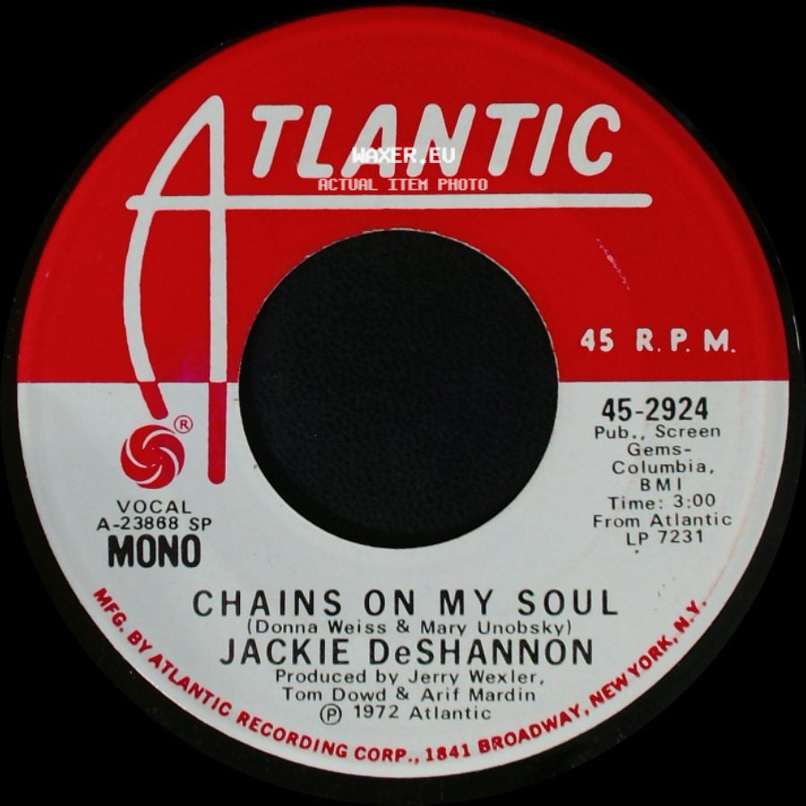 Jackie Deshannon - Chains On My Soul / Chains On My Soul side B