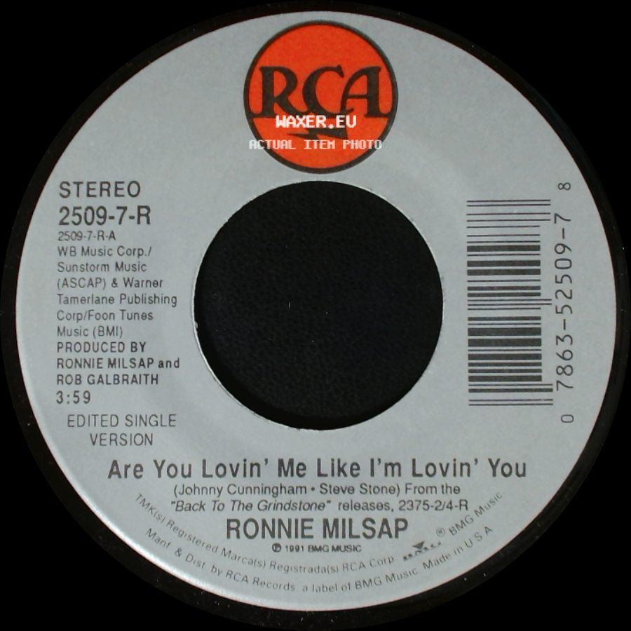 Ronnie Milsap - Are You Lovin' Me Like I'm Lovin' You / Back To The Grindstone side A