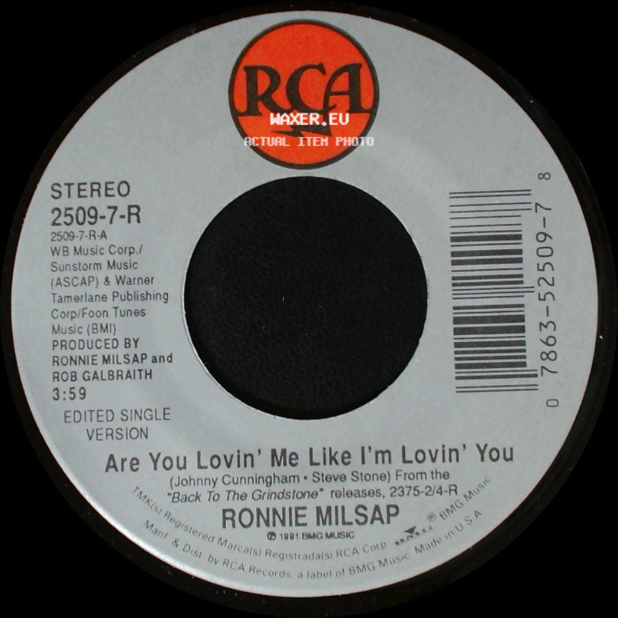 Ronnie Milsap - Are You Lovin' Me Like I'm Lovin' You / Back To The Grindstone side A