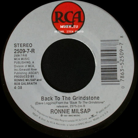 Ronnie Milsap - Are You Lovin' Me Like I'm Lovin' You / Back To The Grindstone side B