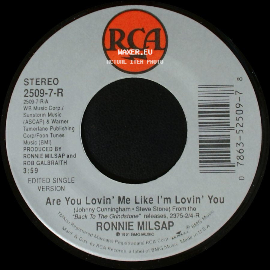 Ronnie Milsap - Are You Lovin' Me Like I'm Lovin' You / Back To The Grindstone side A