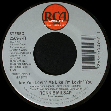 Ronnie Milsap - Are You Lovin' Me Like I'm Lovin' You / Back To The Grindstone side A