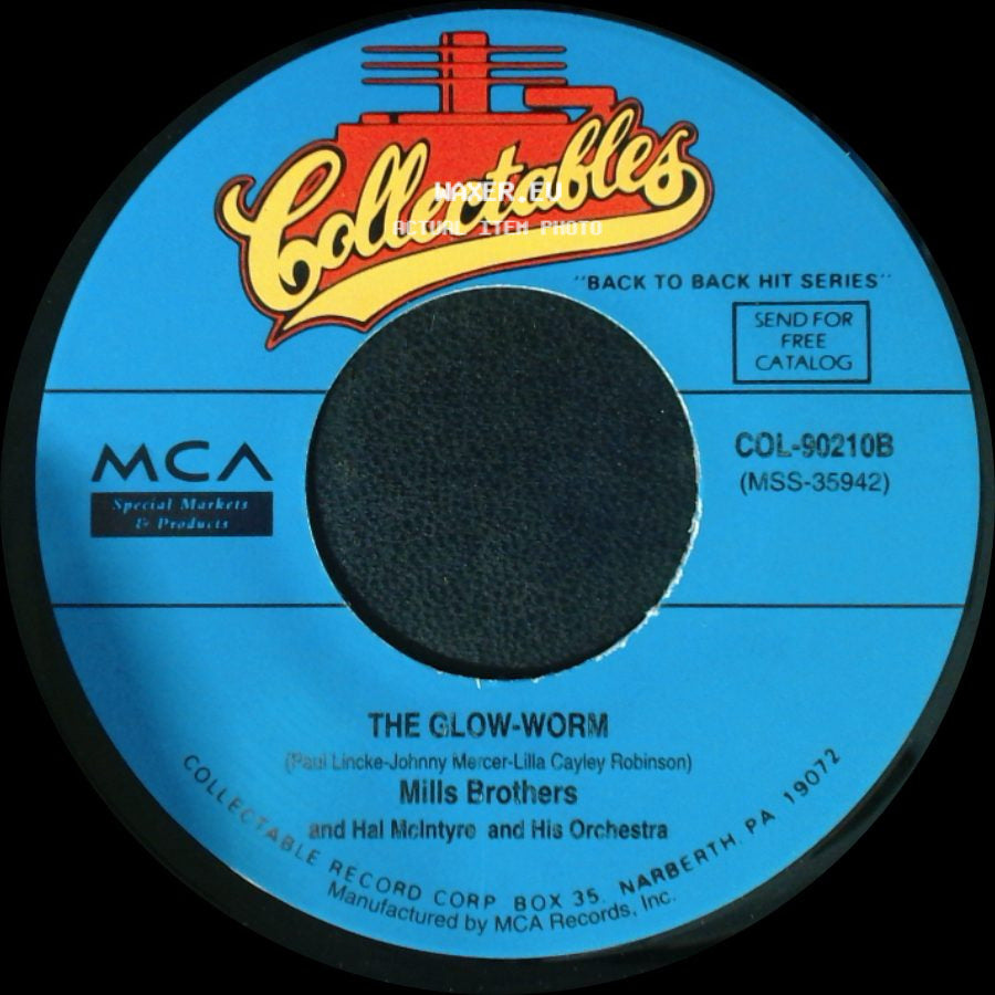 Mills Brothers / Mills Brothers And Hal Mcintyre And His Orchestra - Lazy River / The Glow-Worm side B