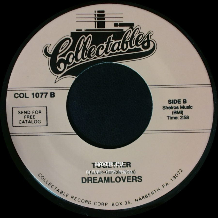 Dreamlovers - Amazons And Coyotees / Together side B