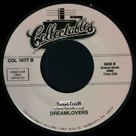 Dreamlovers - Amazons And Coyotees / Together side B