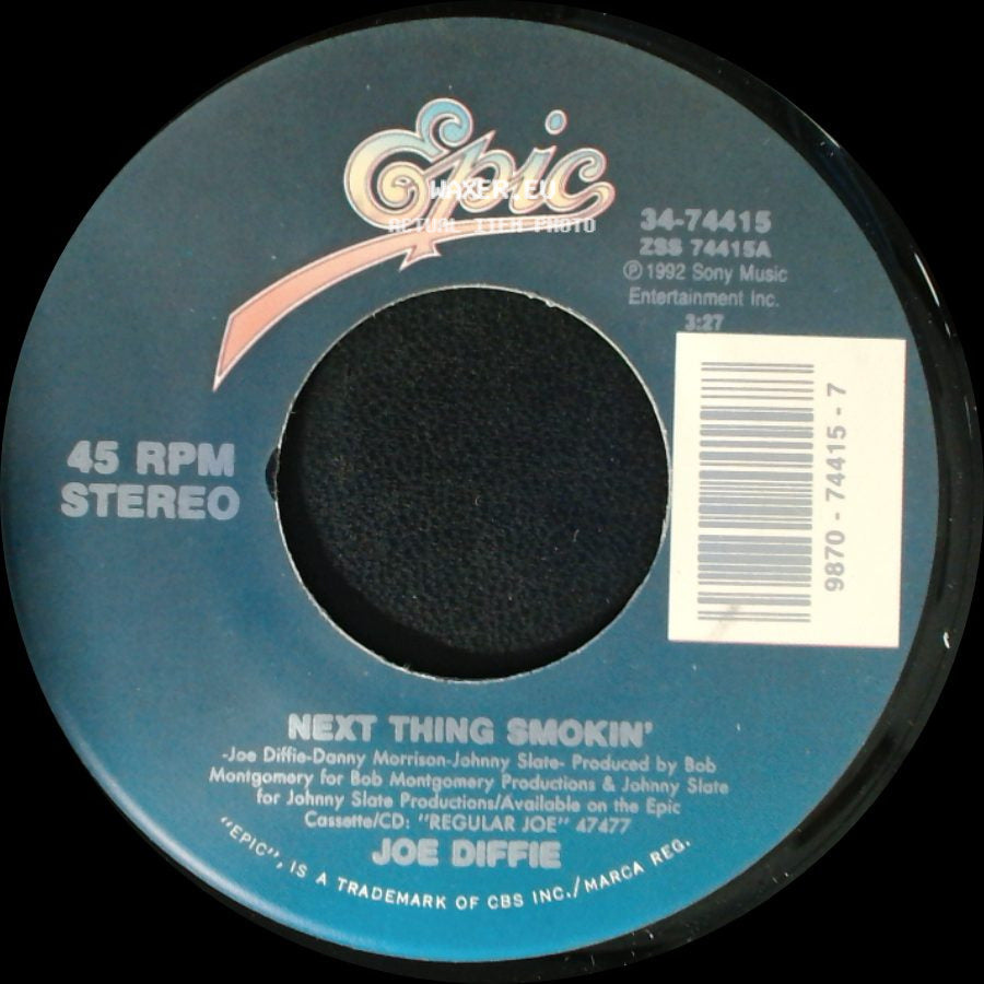 Joe Diffie - I Just Don't Know / Next Thing Smokin' side B