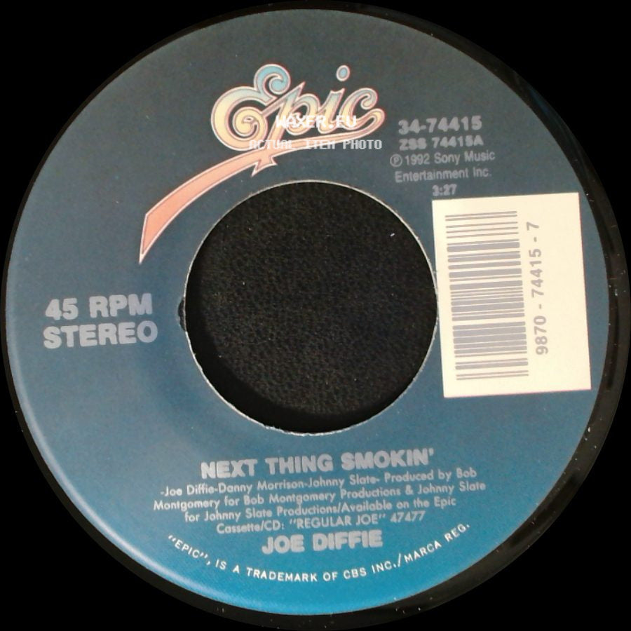 Joe Diffie - I Just Don't Know / Next Thing Smokin' side B