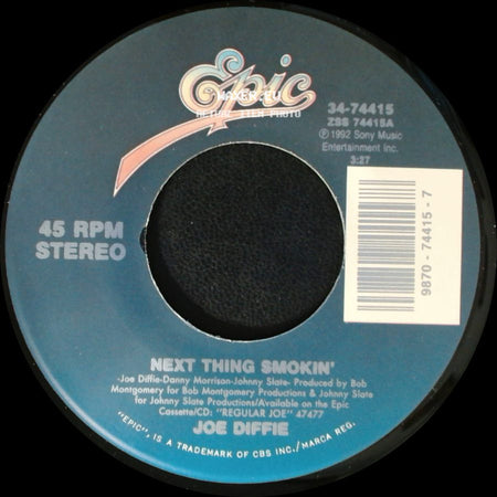 Joe Diffie - I Just Don't Know / Next Thing Smokin' side B