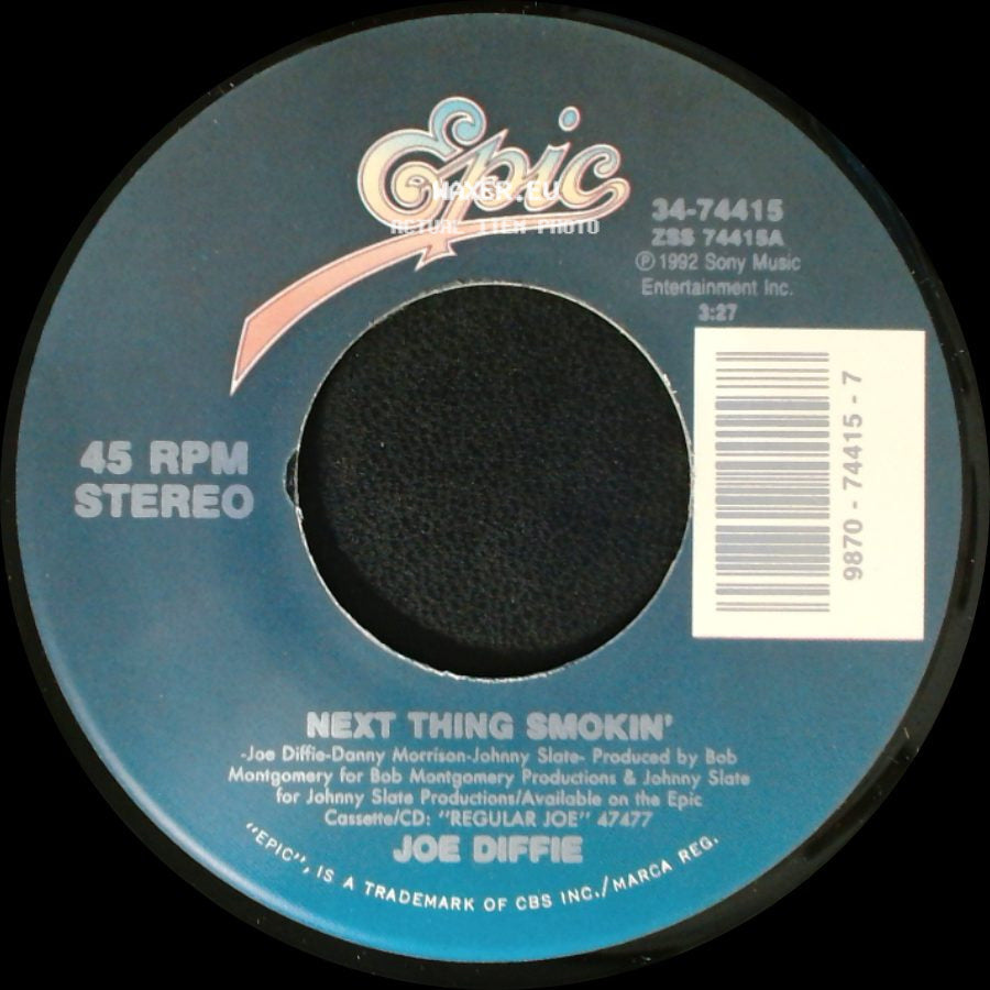 Joe Diffie - I Just Don't Know / Next Thing Smokin' side B