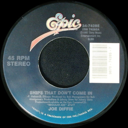 Joe Diffie - Ships That Don't Come In / Startin' Over Blues side A