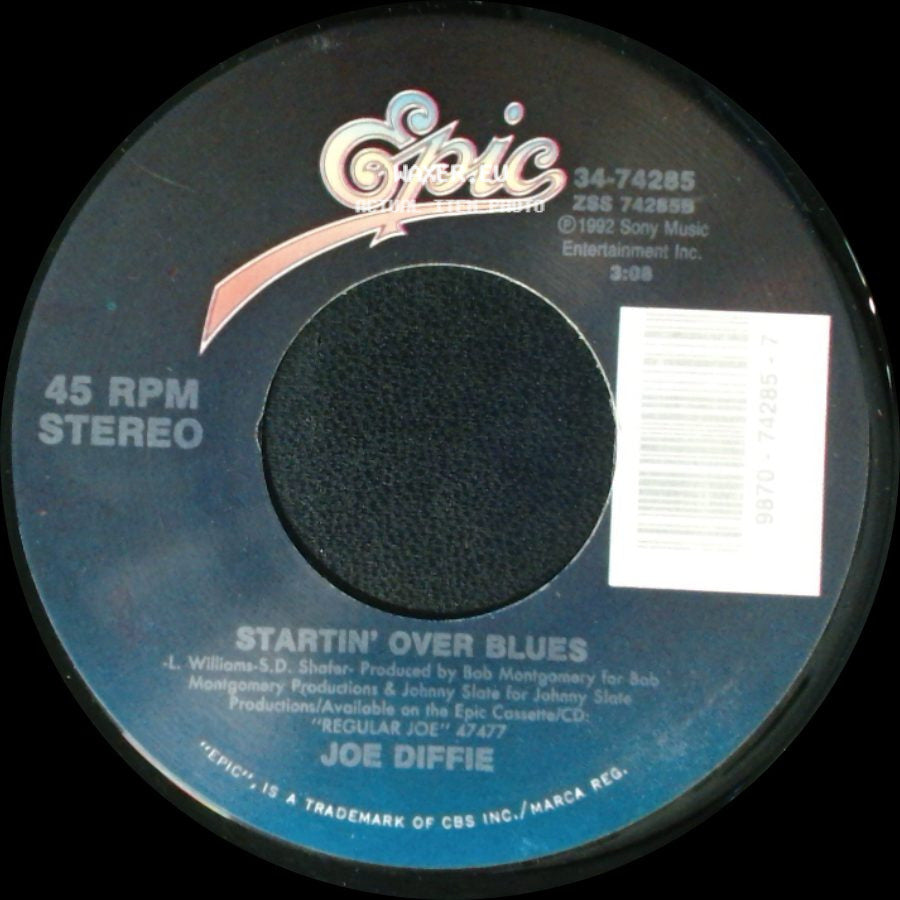Joe Diffie - Ships That Don't Come In / Startin' Over Blues side B