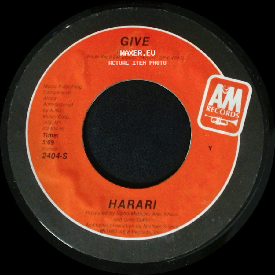 Harari - Party / Give side B
