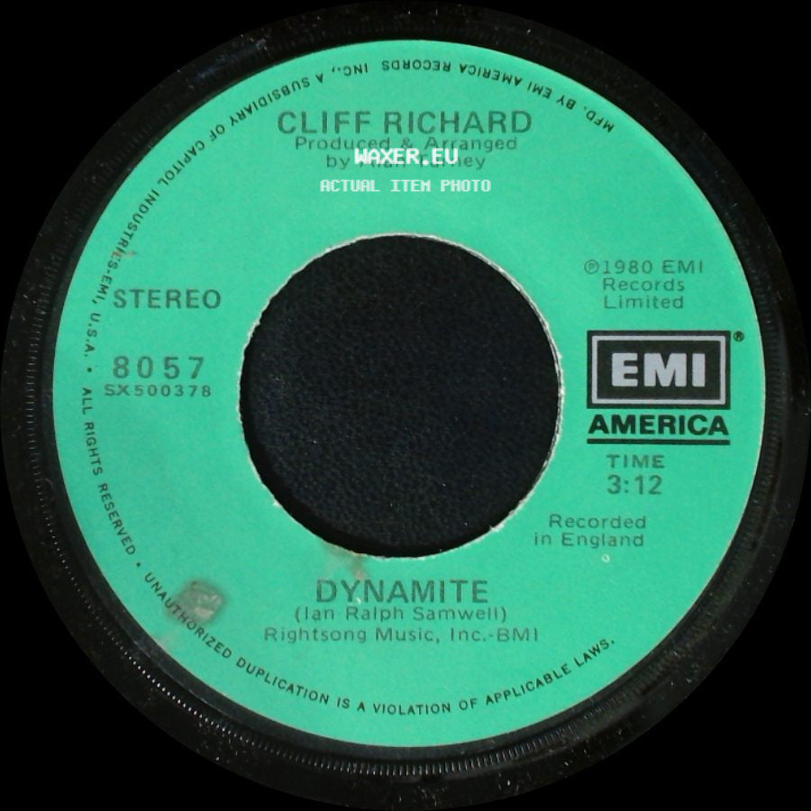 Cliff Richard - Dreaming / Dynamite side B