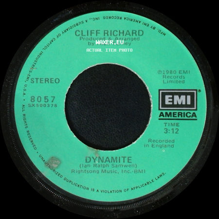 Cliff Richard - Dreaming / Dynamite side B