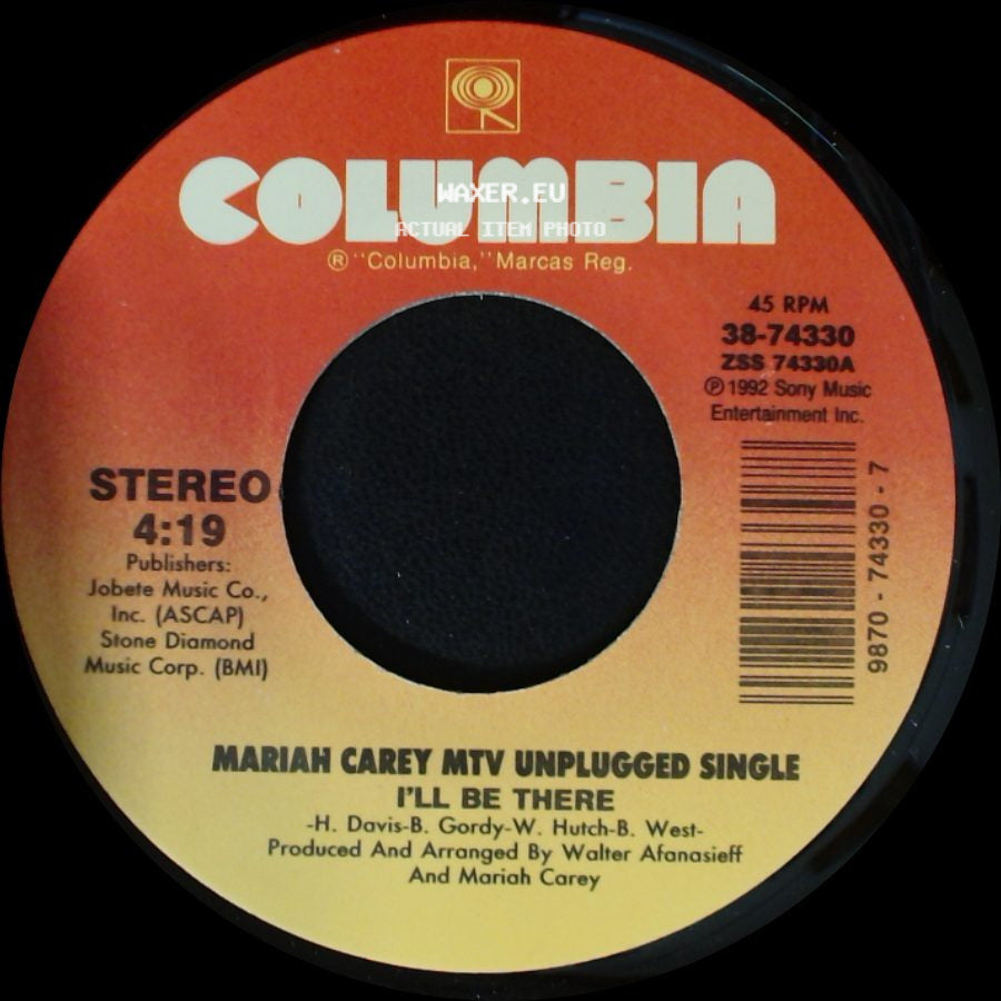 Mariah Carey - I'll Be There / So Blessed side A