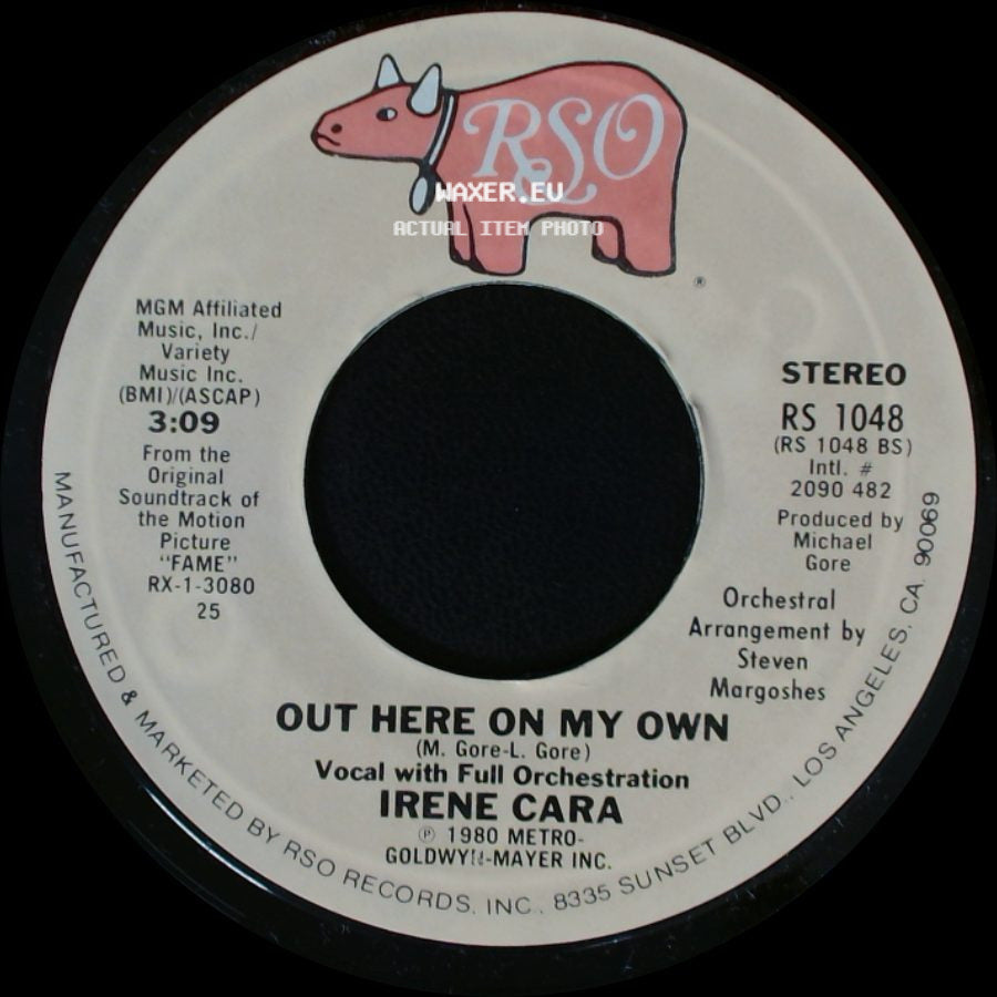 Irene Cara - Out Here On My Own / Out Here On My Own side B