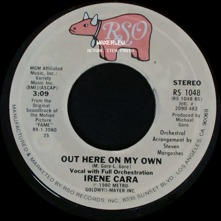 Irene Cara - Out Here On My Own / Out Here On My Own side B
