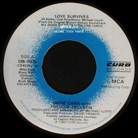 Irene Cara With Freddie Jackson / Lana Beeson - Love Survives / Soon You'll Come Home side A