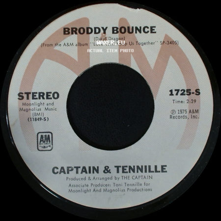 Captain & Tennille - Broddy Bounce / The Way I Want To Touch You side A