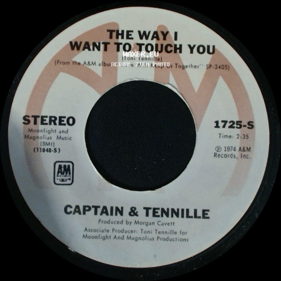 Captain & Tennille - Broddy Bounce / The Way I Want To Touch You side B