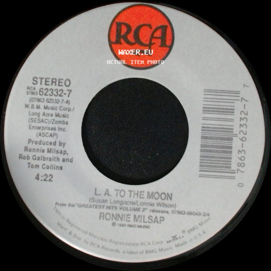 Ronnie Milsap - L. A. To The Moon / When The Hurt Comes Down side A
