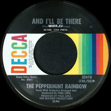 The Peppermint Rainbow - Will You Be Staying After Sunday / And I'll Be There side B