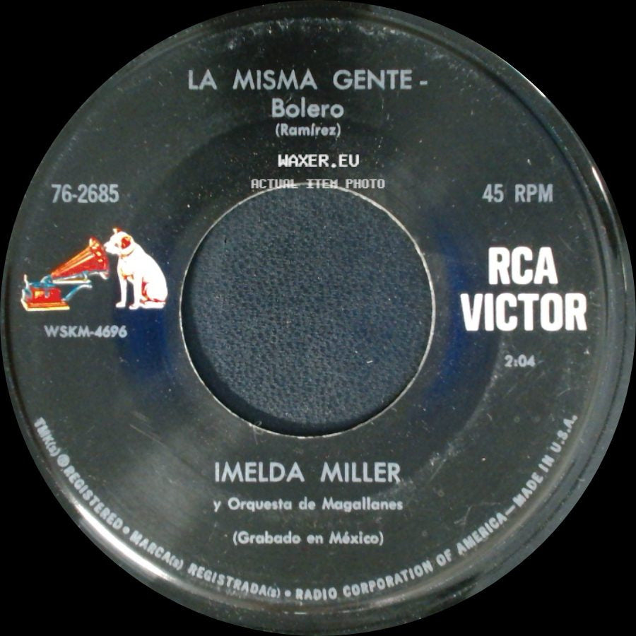 Imelda Miller Y Orquesta De Chucho Ferrer / Imelda Miller Y Orquesta De Magallanes - Mirandote - Balada (Magallanes) / La Misma Gente - Bolero side B