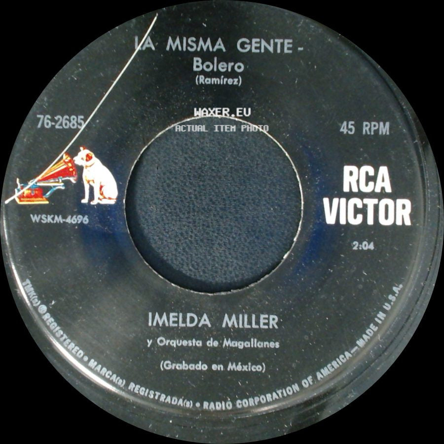 Imelda Miller - La Misma Gente / Mirandote - Balada side A