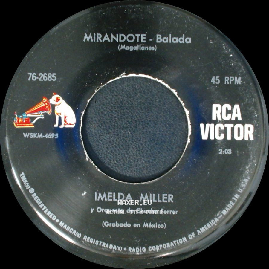 Imelda Miller - La Misma Gente / Mirandote - Balada side B