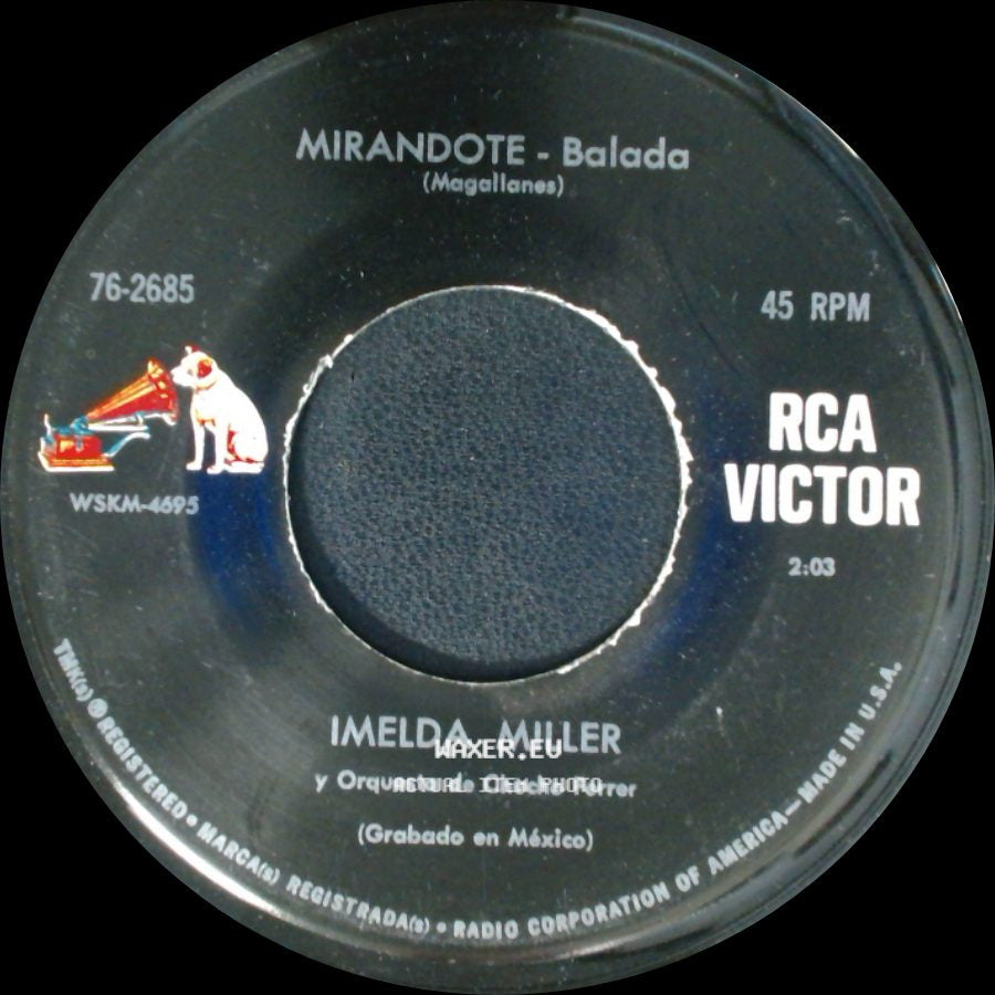 Imelda Miller - La Misma Gente / Mirandote - Balada side B