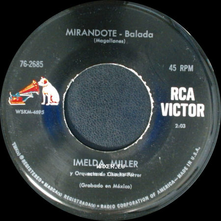 Imelda Miller - La Misma Gente / Mirandote - Balada side B