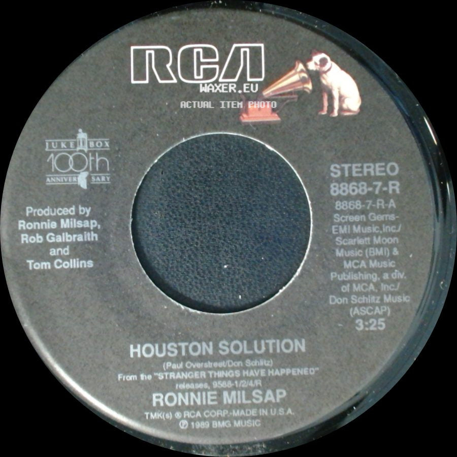 Ronnie Milsap - Houston Solution / If You Don't Want Me To side A