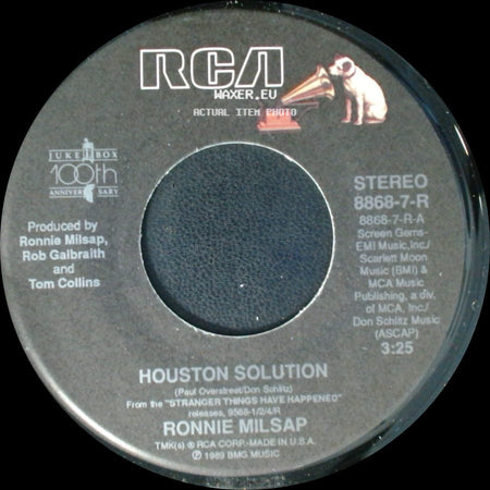 Ronnie Milsap - Houston Solution / If You Don't Want Me To side A