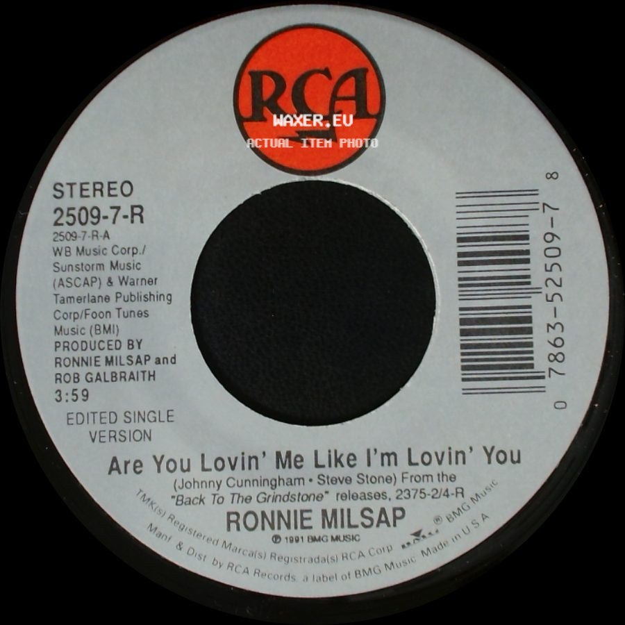 Ronnie Milsap - Back To The Grindstone / Are You Lovin' Me Like I'm Lovin' You side B
